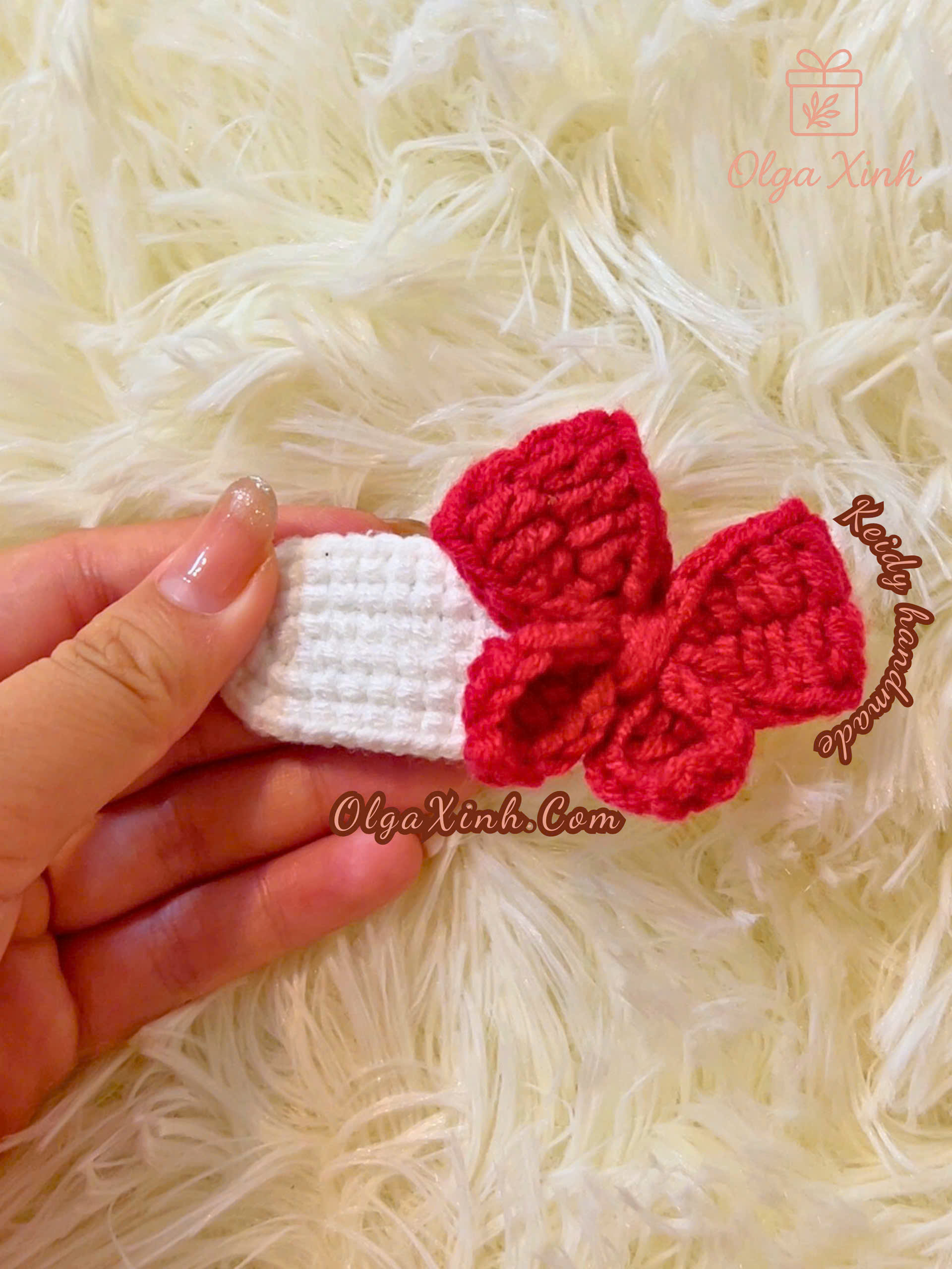 Kẹp Tóc Len Handmade